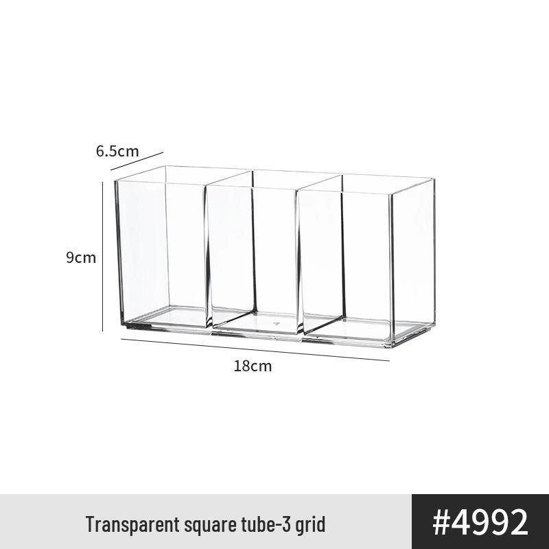 Armoire Miroir de Salle de Bain en Acrylique & Support de Rangement pour Cosmétiques
