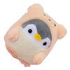 Cute Penguin Keychains Mini Cute Stuffed Penguin in Bear Costume Dressed Plush Toys Keychain for