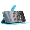 For Samsung Galaxy S24 Ultra Case Rhinestone Decor PU Leather Mandala Imprinted Design Phone Cover with Wrist Strap