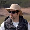 Summer outdoor big eaves sun hat waterproof quick-drying bucket hat men and women mountaineering fishing hiking sun hat