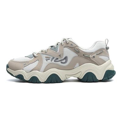 Zapatillas Casual Retro de Caña Baja Cat Paw 4.0 para Hombre Marrón Blanco F12M312101FMB