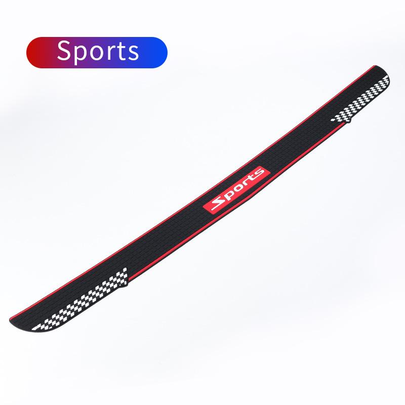 1Pc Car Trunk Protective Strip Door Sill Protector PVC Anti-scratch and Anti-collision Rear Door Sill