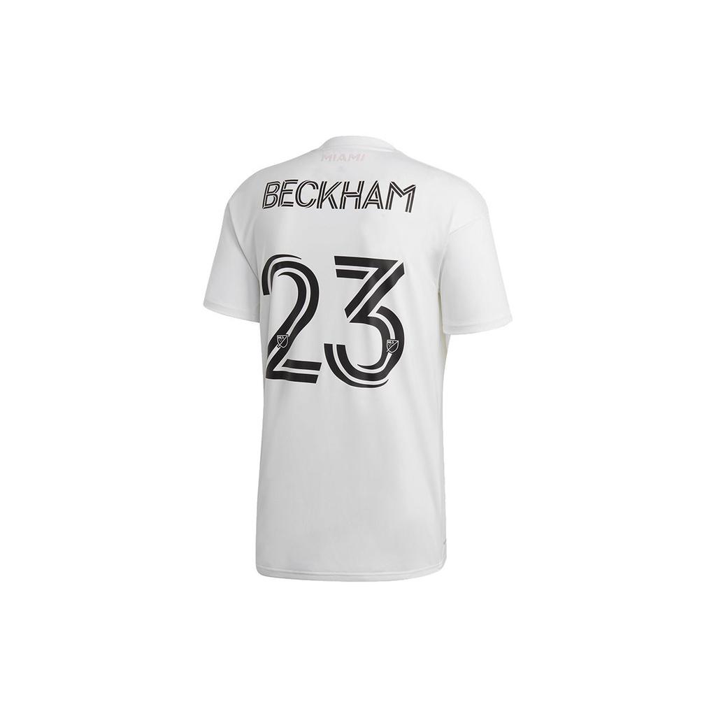 adidas Men's Inter Miami CF Beckham Home White Pink Soccer Jersey GE2104