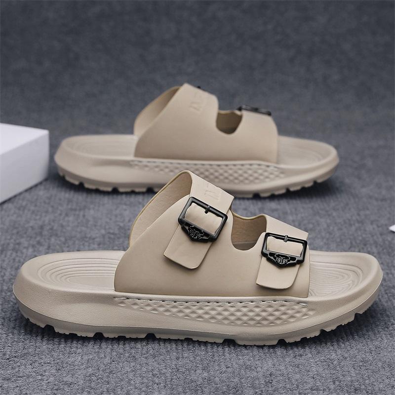 Fashion CYYTL Mens Summer Slippers Casual Outdoor Beach Shoes Sandals Walking Slides Comfort Lightweight Designer Leather Fashion Luxury