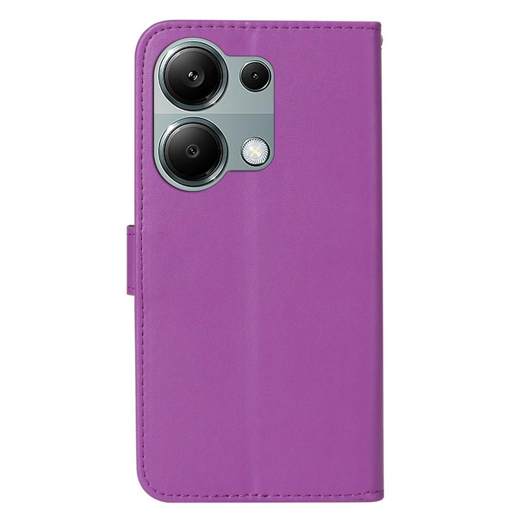 Etui dla Xiaomi Redmi Note 13 Pro 4G/Poco M6 Pro 4G PU Skórzane Klapka Pokrowiec na Telefon Portfel Uchwyt na Karty