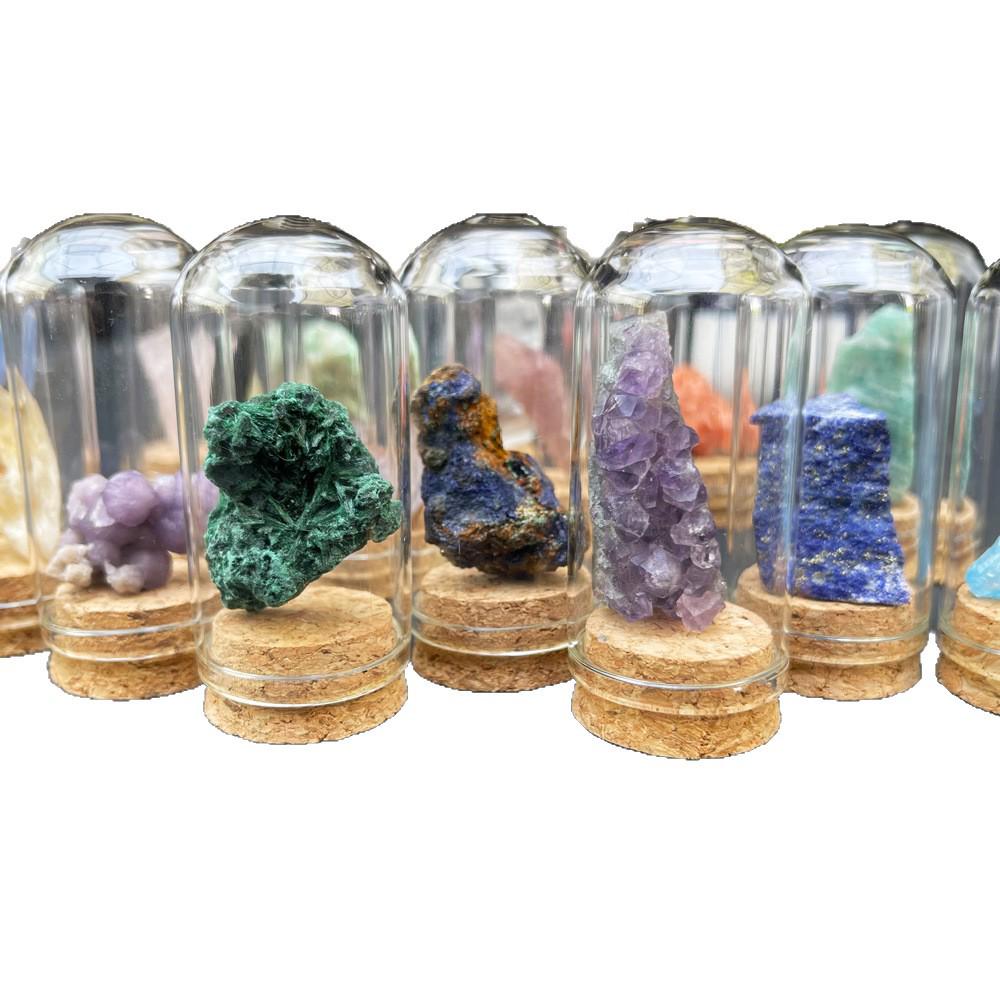 Natural Raw Stone Gemstone Mineral Crystal Ornament for Student Science Exploration Collection