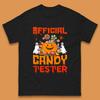 Official Candy Tester Halloween Trick Or Treat Funny Halloween Party Mens Tee Top