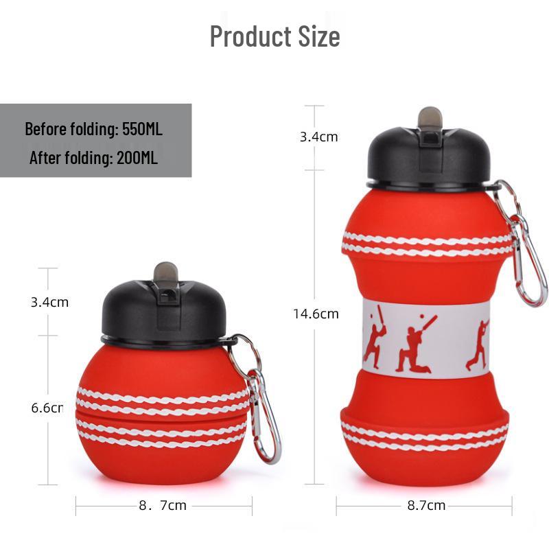 Portable Children's Sports Silicone Folding Water Cup