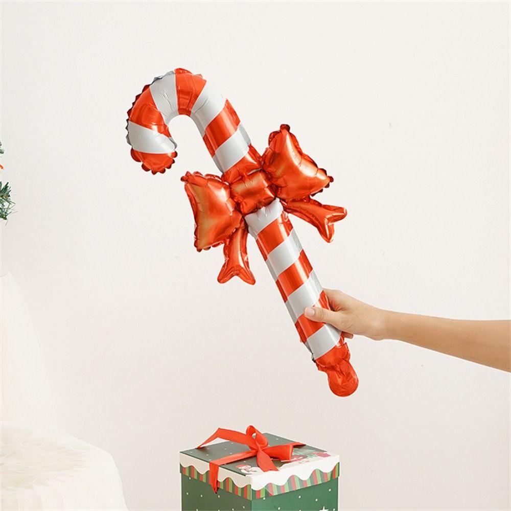 Gingerbread Man Santa Claus Foil Balloons Snowman Elk New Year Balloon  Party Decorations