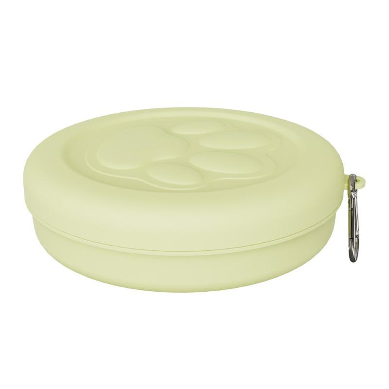 2-in-1 Portable Outdoor Pet Bowl Multifunction Travel Dog Cat Feeding Bowls With Lid for Camping Hiking Leakproof Pet Supplies