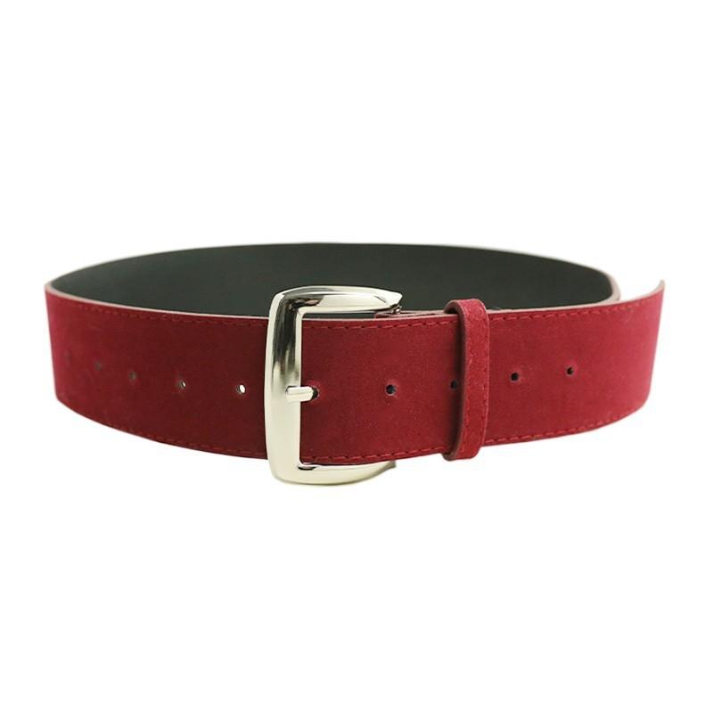 Vintage Style Pu Leather Belt For Women With Alloy Pin Buckle Suitable For Office Wear