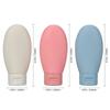 3Pcs Travel Bottles for Toiletries Leak Proof  Refillable Squeeze Travel Size Containers BPA Free for Cleansers, Lotions
