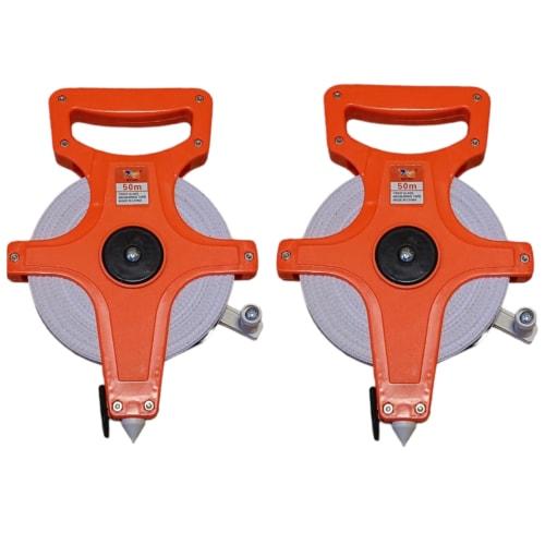 (Manaheart) 50m Tape Measure, Distance Measuring Tape, Measuring Grounds, Playgrounds, Line Drawing, Double-Sided Measuring Tape, Track and Field Line