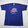 Vintage Planet Hollywood Shirt Größe Medium Walt Disney World Blau 1991 Hergestellt in den USA