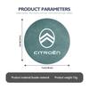 For Citroen 2PCS Car Logo Anti-Slip Water Cup Pad Drink Holder Mat Interior Accessories C4 C3 C5 C1 C2 C6 VTS C4L DS3 DS4 DS5