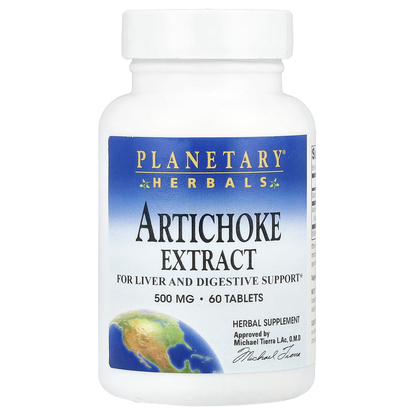 

Artichoke Extract, 500Mg, 60 Tablets