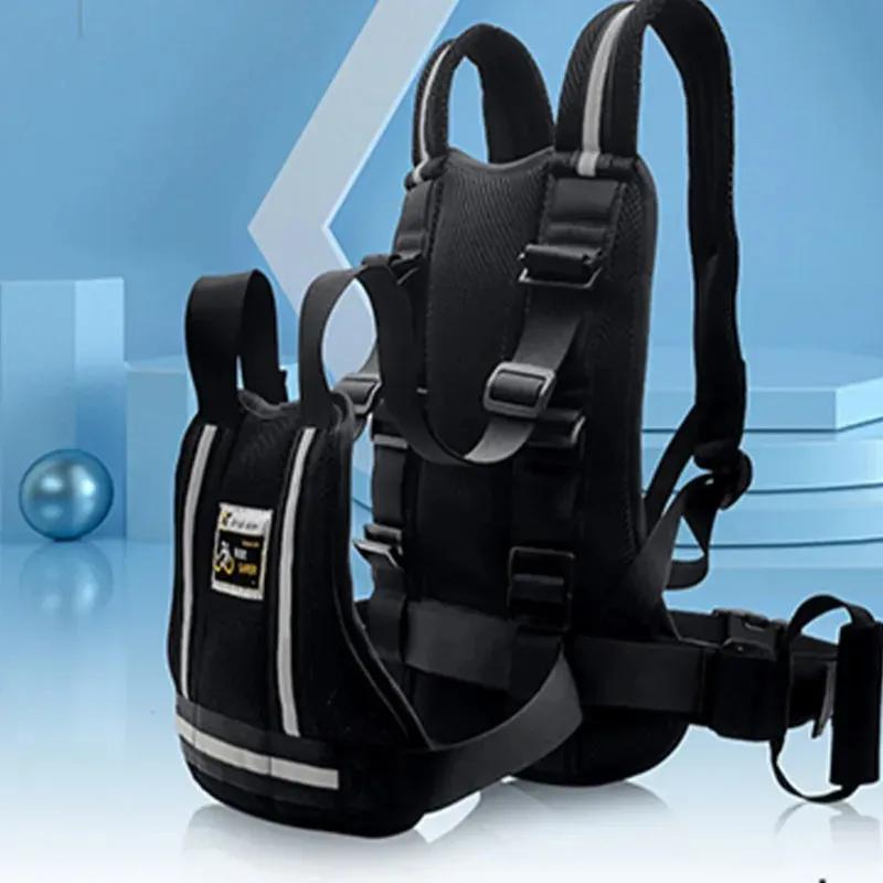 Adjustable Motorcycle Safety Belt Child Reflective Rear Seat Grab Handle Strap Harness Motorcycle Breathable Harness Anti-Drop