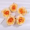 5Pcs 10cm Silk Rose Heads Artificial Flowers For Wedding Birthday Party Decoration DIY Scrapbook Christmas Home Garden Decor