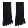 Men's Split-Toe Knee-High Socks - Breathable, Sweat-Wicking, Solid Color, Anti-Athlete's Foot, Ideal for Spring and Autumn Sports.