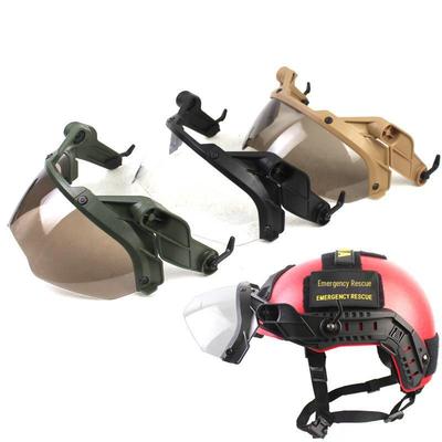 Tactical Helmet with Bull Horn Goggles and Adjustable CS Myopia Glasses