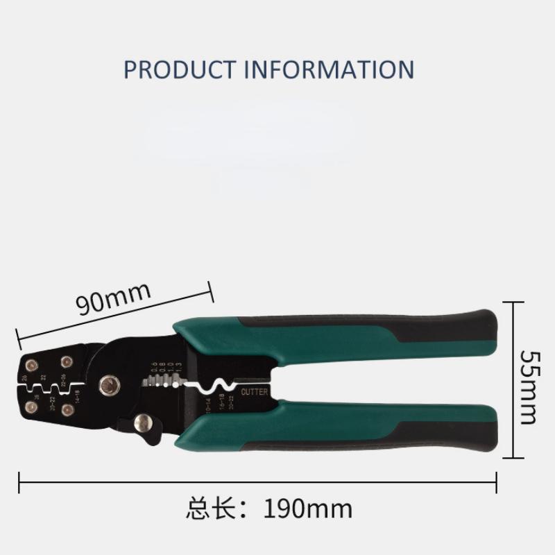 Multi-function Mini Electric Terminal Crimping Pliers With Wire Stripping Cutting Hand Crimping Tool