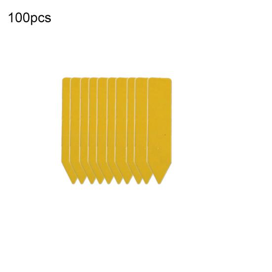 100 Stück Garten-Blumentopf-Marker, Kunststoff-Pfahl-Tags, Hof, Kindergarten, Etiketten-Werkzeug
