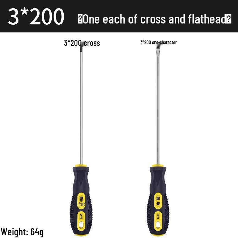 Conjunto de Chaves de Fenda Magnéticas de Grau Industrial - Phillips e Fenda