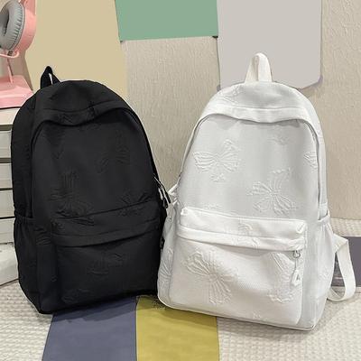 Minimalist Student Backpack Teenage Backpack Nylon Backpack Fashionable Girl Backpack Women's Shoulder Bag High School Backpack