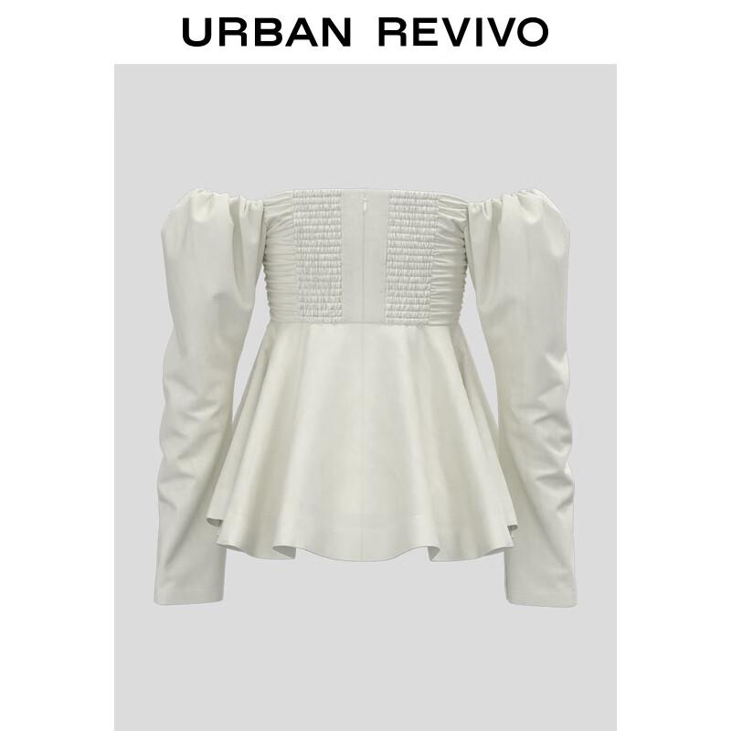 

UR Women s French Style Off-Shoulder Smocked Blouse S