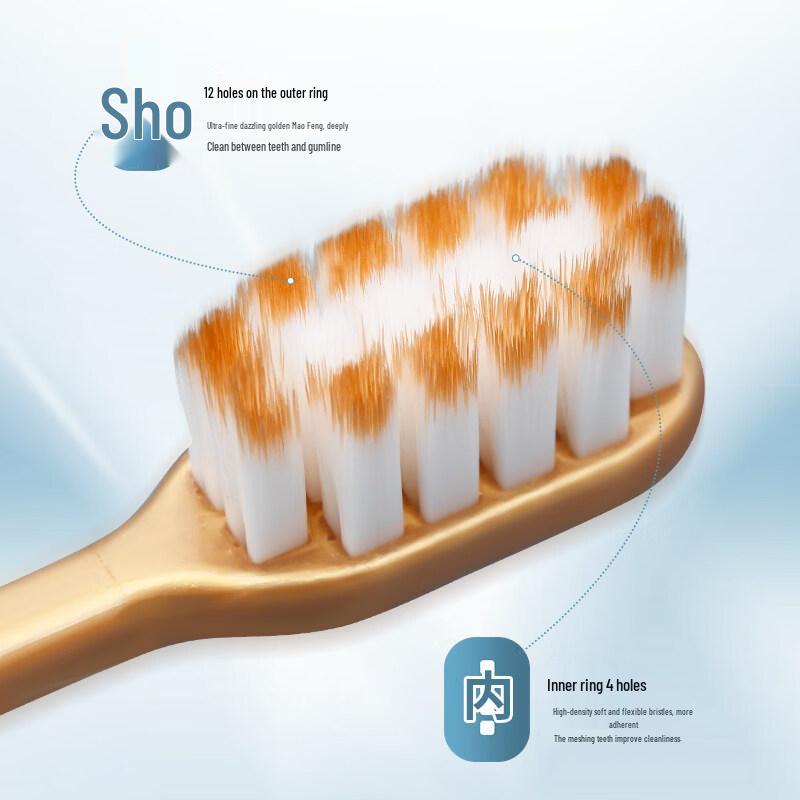 Qijing Sam's Style Adult Soft Bristle Toothbrush Set