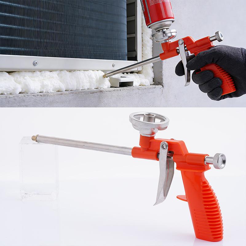 Foaming Jet Glue Gun Metal Polyurethane Trigger Sprayer Pump Sealant Caulking Tool for House Renovation Foam Expanding Spray Gun