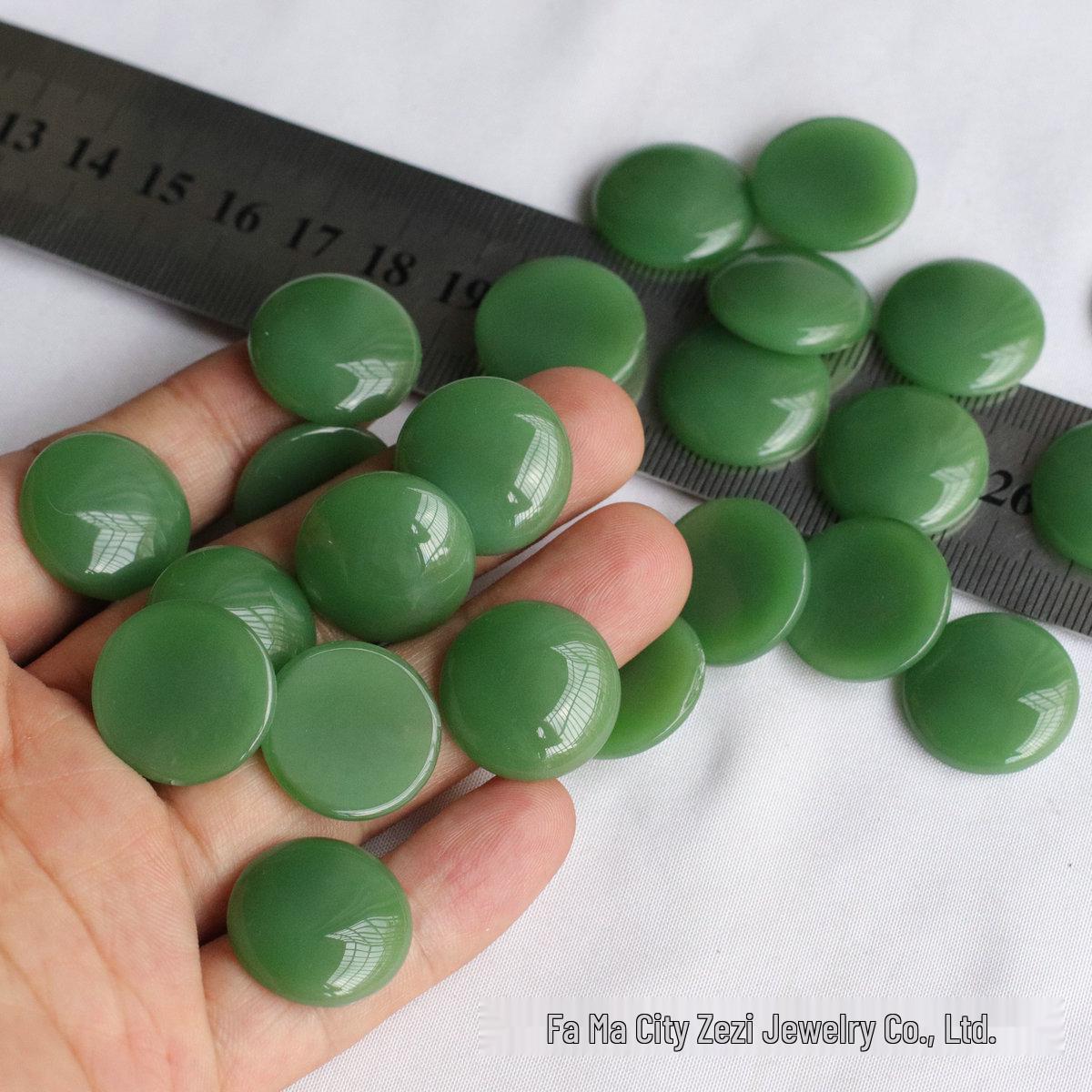 

Круглый кабошон из имитации хрустального стекла 20 мм для изготовления бижутерии своими руками