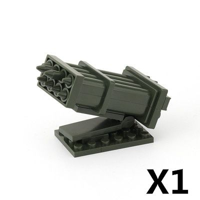 WWII Military Soviet German Cannon Building Block Set Soldier Vehicles Artillery Bunker Figure Weapon Accessories Toy Boy Gift Present K038