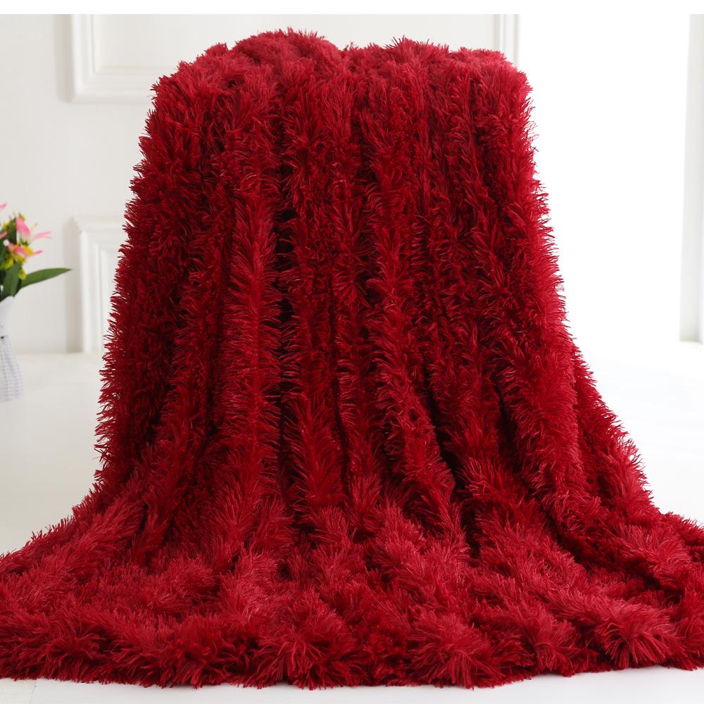 All Seasons Bedroom Warm Blanket Solid Color Blanket Studio Shooting Supplies Air Conditioner Blanket