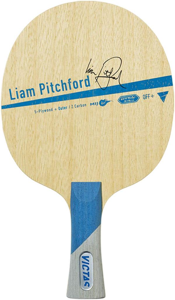 VICTAS Table Tennis Racket, Liam Pitchford Shakehand, Special Material Included, FL 029904