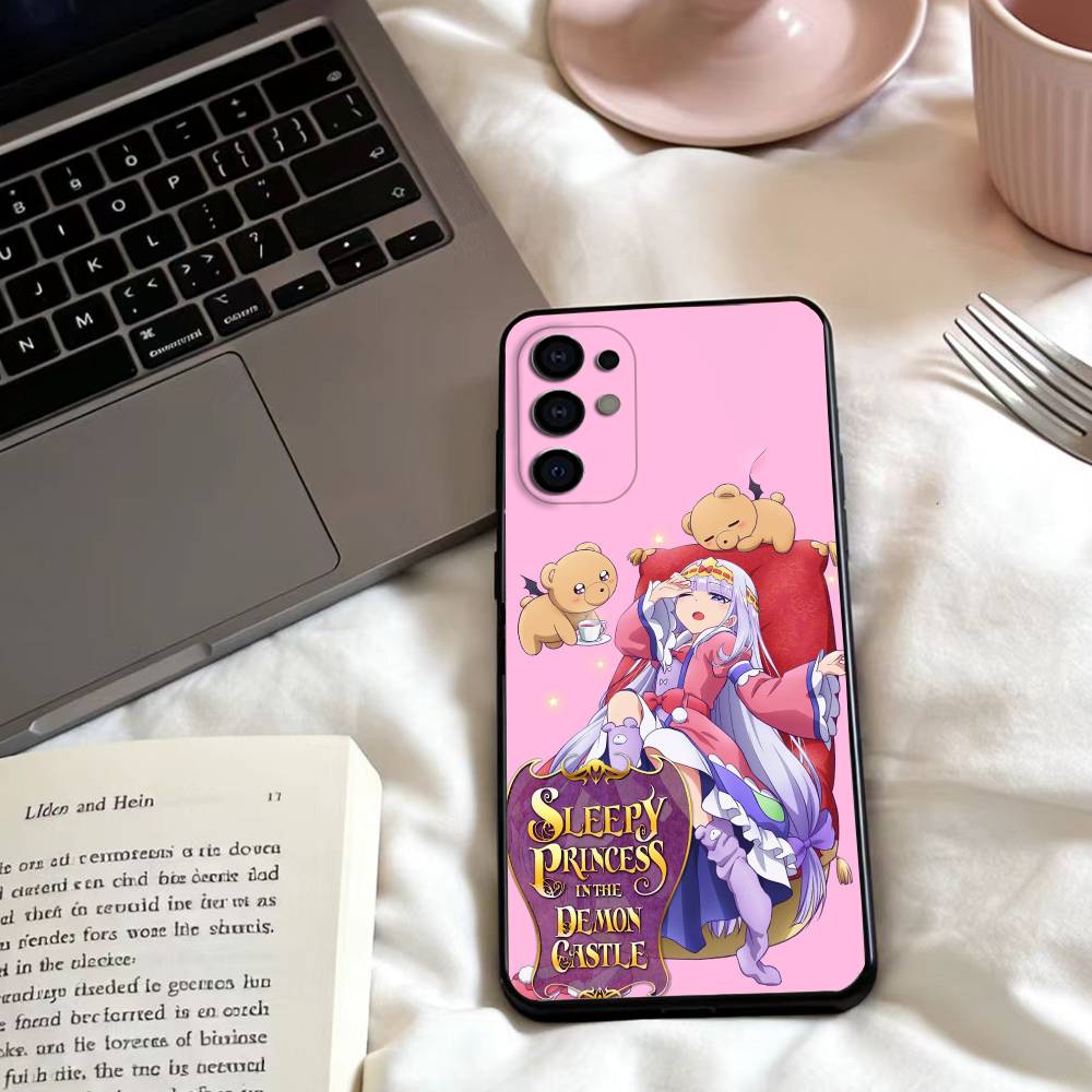 S-sleepy princess in the demon C-castle Phone Case For Samsung S25,24,23,22,30,21,10,9,Ultra,Plus,Lite,FE,4,5 G Soft Black Case