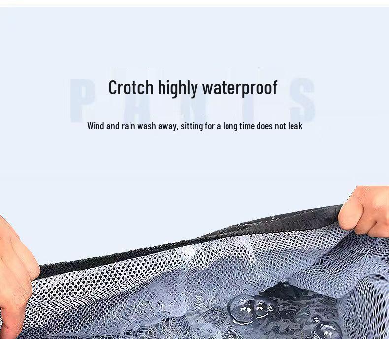 Durable Double-Layer Unisex Waterproof Cycling Rain Pants