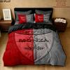 Ac Monza Pattern Bedding uilt Set uilt Cover Pillowcase Home Decoration Birthday Gift (1 * duvet cover + 2 * pillowcase without core)