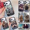 Animal Otter Phone Case For iPhone 17 Air 14 15 13 12 Max Cover For Apple 14 15 16 16e 11 Pro Max Plus Coque