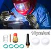 Replacement DIY Welding Torch Kit Professional High Temperature Resistance Welding Quartz Nozzles Welding Collet