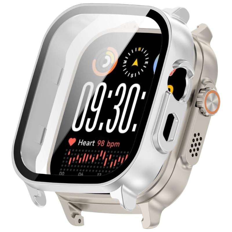Watch Housing Protector Case with Screen Protector Tempered Film for Watch 5 Cover Shell Scratchproof Case