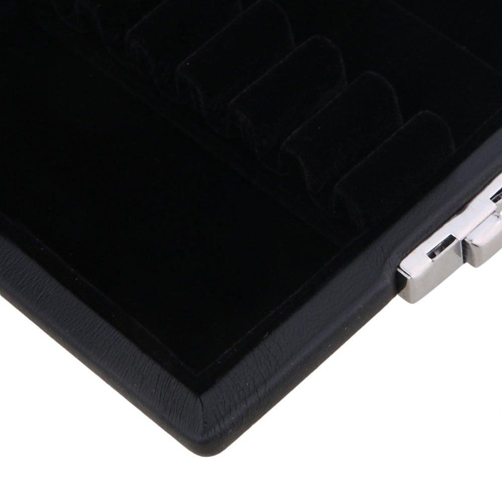 Yibuy Oboe Reed Box for 6 Reeds, 9.2 X 7.8 X 2cm, Black