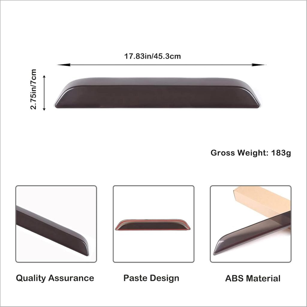 Car Third 3rd Brake Light Cover Trim Compatible with Ford Maverick 2022-2025 Third Brake High-position Center Light 3rd Brake Tail Light Shell Cover