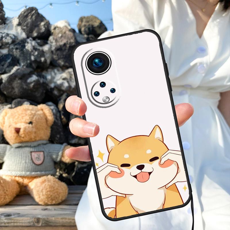 Cartoon Corgi Dog Case For Honor X9b X8b X8 X9 X6a X7a X8a X9a Honor Magic 6 5 Pro 50 70 90 Lite Back Cover
