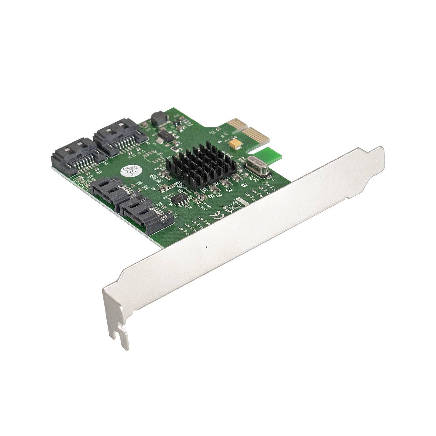 

Контроллер Exegate Exe-503 pci-e X1 V2 0 Sata3 6gb s 4 Int Marvell Chispet 88se9215