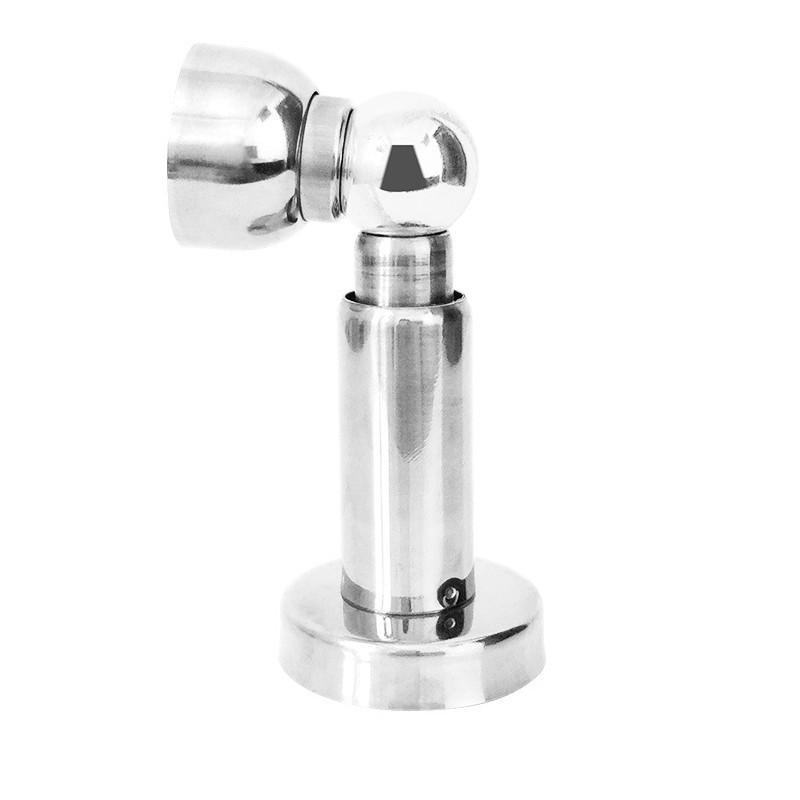 Premium Stainless Steel Adjustable Door Stopper Invisible Wall Mounted For Bathroom Bedroom