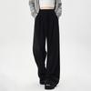 HSTYLE Women's 2025 Relaxed High-Waist Wide-Leg Trousers