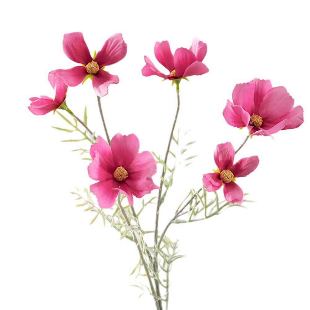 

1 шт. Цветок высотой 63 см Красивый модный букет розы красного