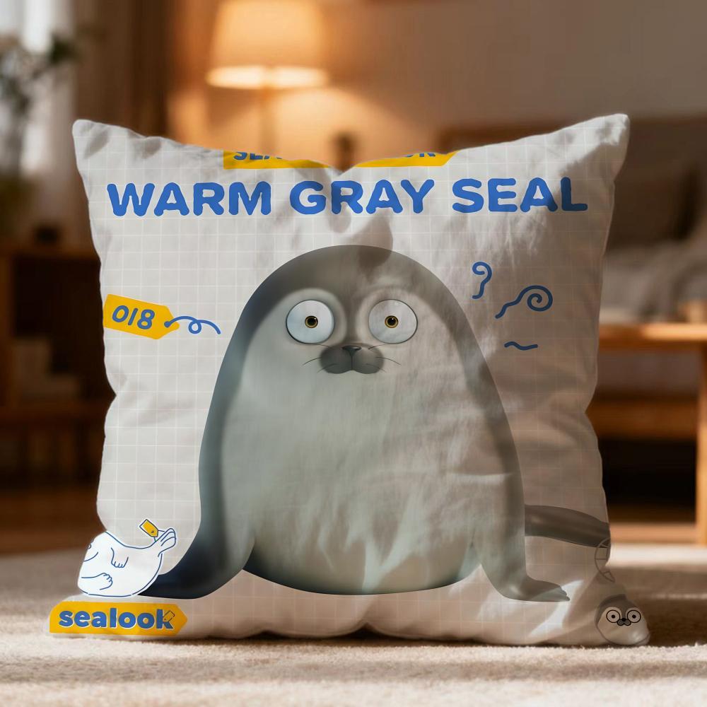 Popular S-SSEALOOK Cushion Cover Soft Washable Pillow Case Multi-Scene for Couch Bed Travel Office Use