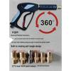 High-Pressure Washer Water Gun 3015 with 360-Degree Anti-Tangle Connector for Car Washing